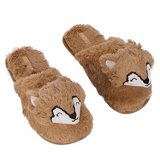 fuzzy warm slippers