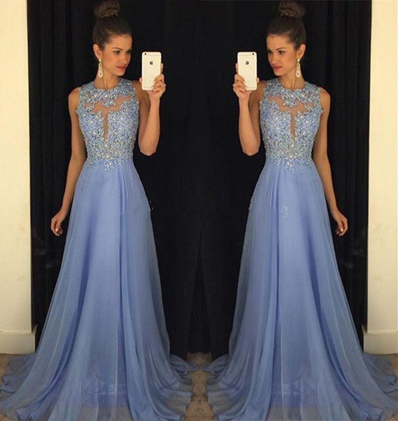 Vestidos de fiesta largos color lavanda Clearance