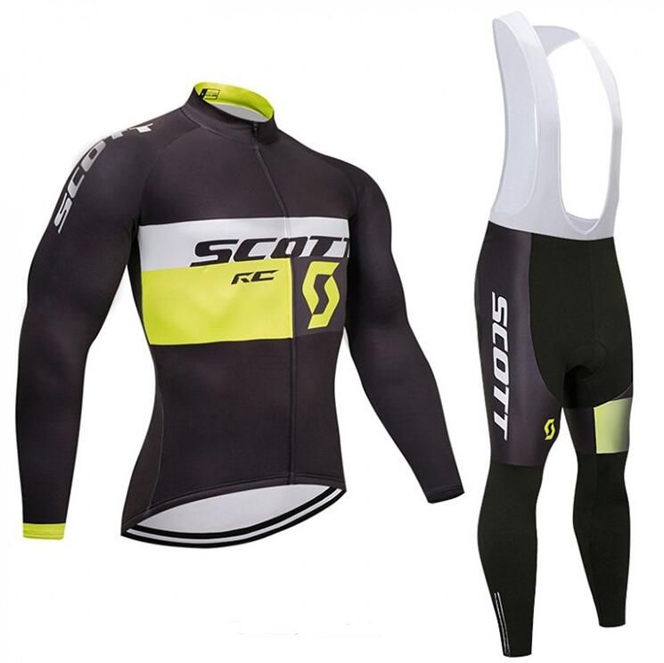 Ropa Ciclismo Invierno 2018 Pro Team Scott Winter Thermal Fleece Cycling  Salopette In Jersey Kit Super Caldo Abbigliamento Bici MTB Bike Jersey Da  Cn1513184869, 30,12 € | DHgate Italy