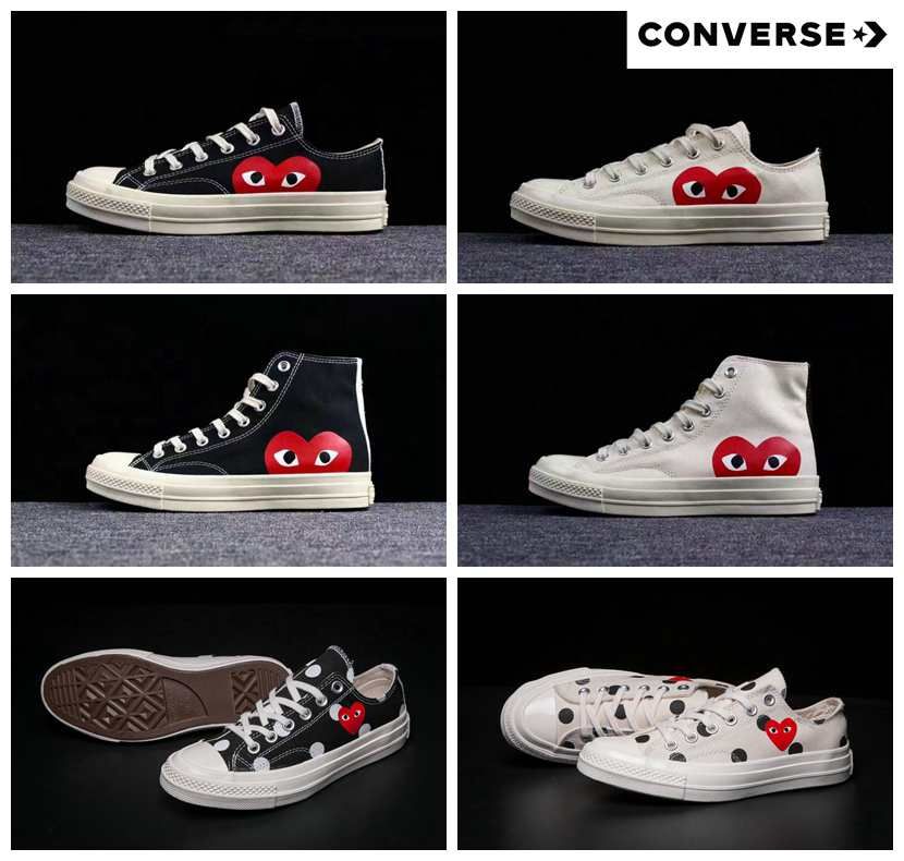 dhgate converse comme des garcons