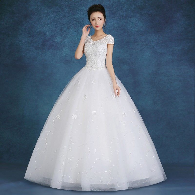 wedding frocks white