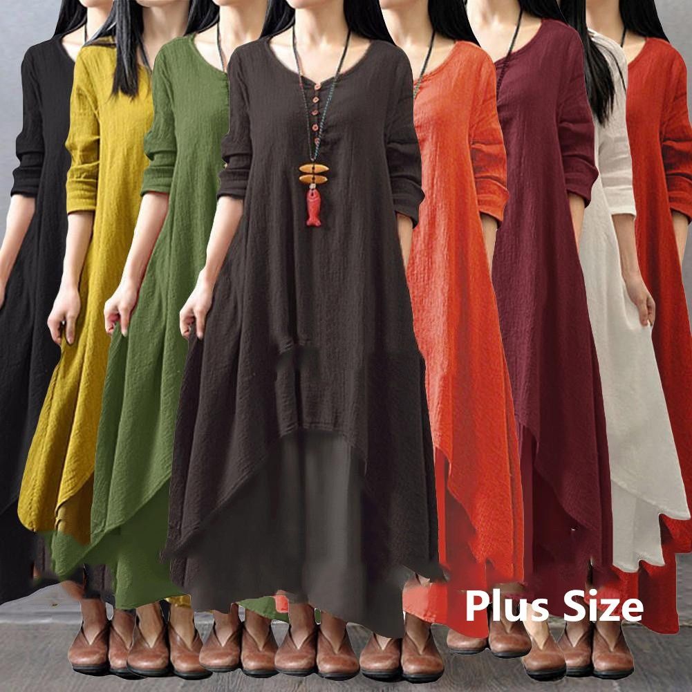 plus size loose dresses