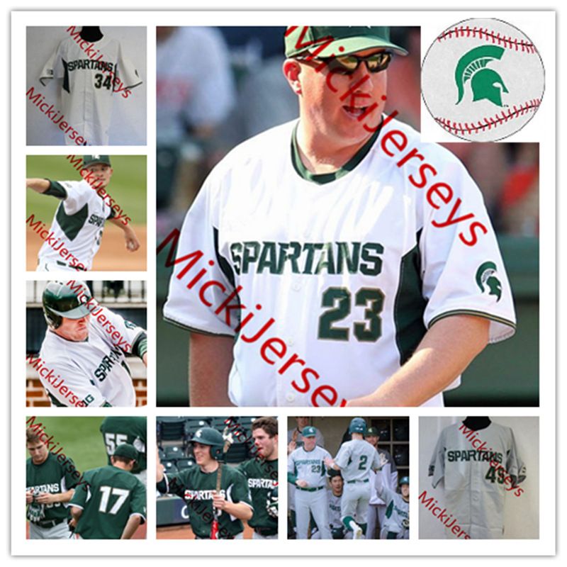 michigan state baseball jersey