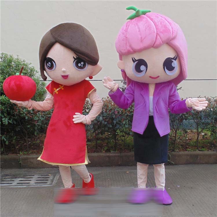 High Quality Cartoon Walking Doll Mascot Cute Halloween Party Costume Adult Size