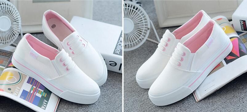 Acquistare Scarpe Di Tela Bianche Piane Di HOT Primavera Estate Scarpe  Bianche Da Donna Scarpe Da Ginnastica A Pedale Economico | Consegna Veloce  E Qualità | It.Dhgate