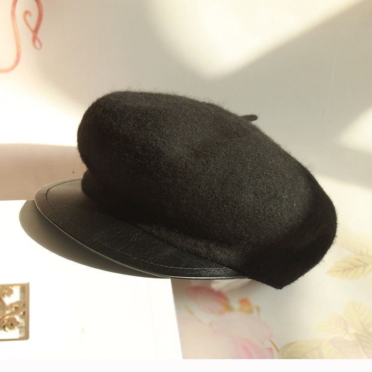 wool peak cap