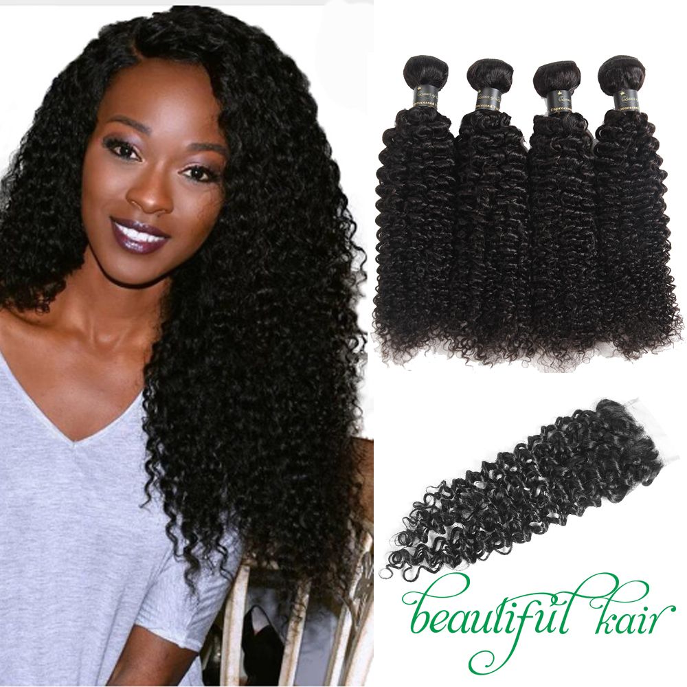 Brazilian Virgin Human Hair Bundles And Lace Closure Indian Mongolian Deep Wave Water Wave Loose Wave Brazilian Virgin Human Hair Bundles And Lace Closure Indian Mongolian Deep Wave Water Wave Loose Wave