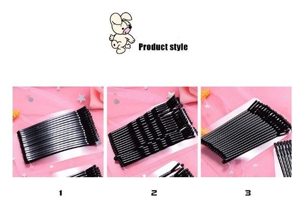 New Arrival Professional Black Clips Volume Hair Pins Women