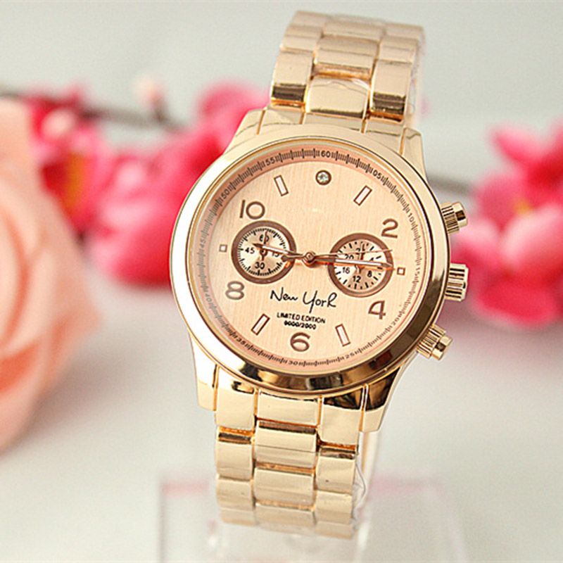 On Sale Watch for Women Fashion Watches Reloj Mujer Ladies Rose Gold Stainless Steel Noble Wristwatches Clock Gifts High Quality