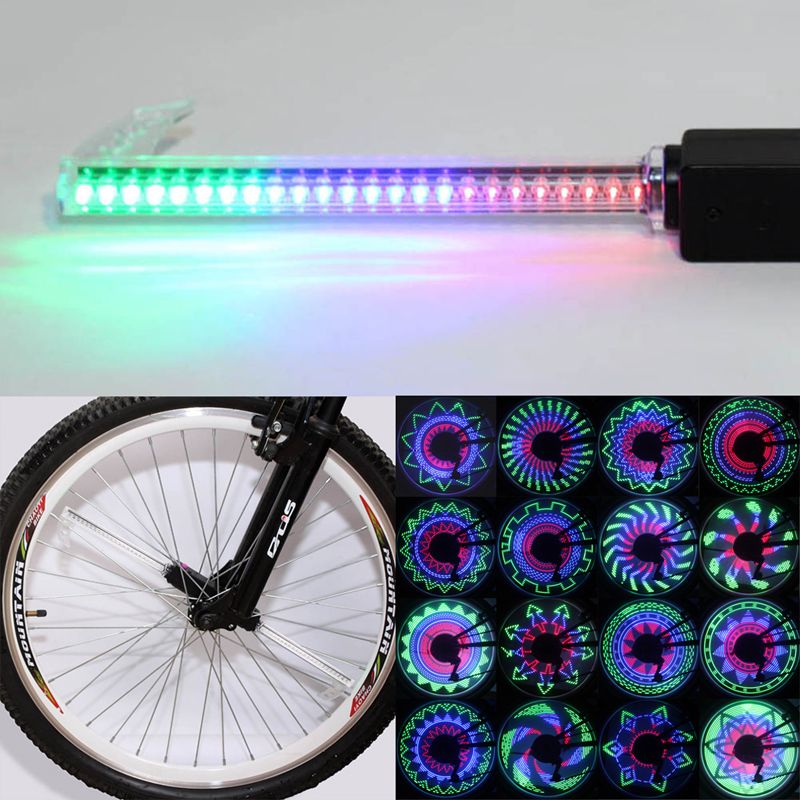 bike wheel color changing light