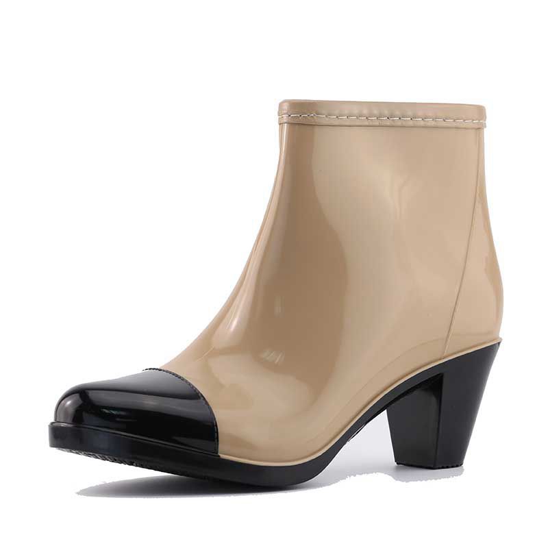 womens slip on rubber boots