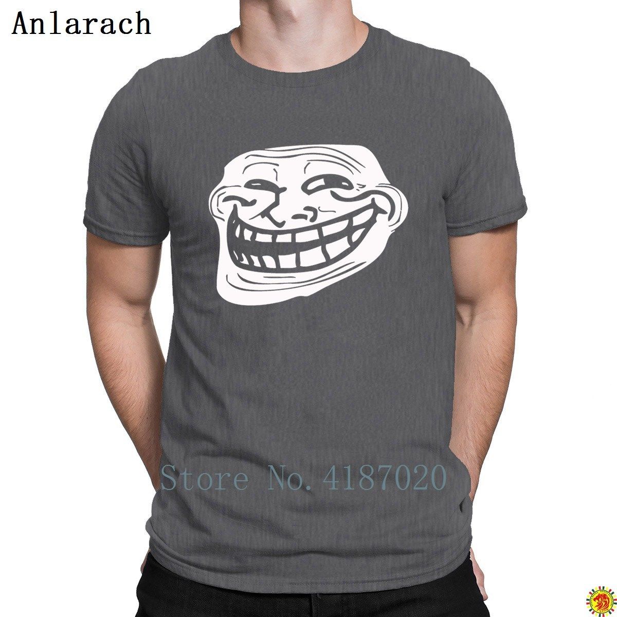 Avoir Images Troll Face Problem Meme T Shirts Top Tee Slim Fit Creative 2018 actualisé par