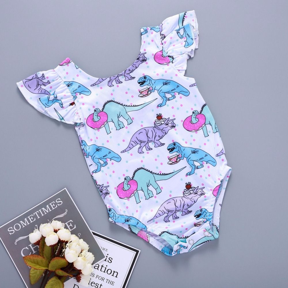 baby girl dinosaur onesie