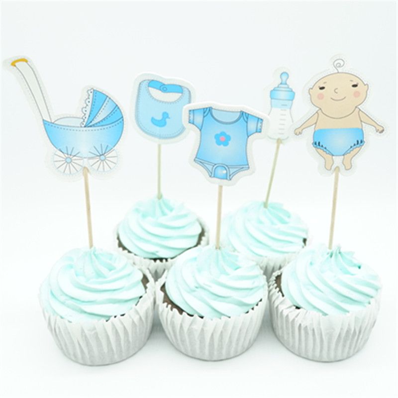 Baby Shower Cupcake Toppers Baby Shower Boy Christening Kids