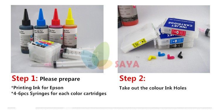 2021 T1711 Refillable Ink Cartridge For Epson Expression