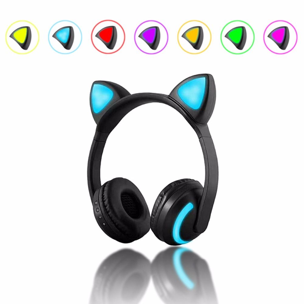 Ecouteur Telephone Oreille De Chat Bluetooth Oreillette Led Oreille Casque Ecouteur Chat Clignotant Rougeoyant Casque Ecouteurs Gaming Pour Adultes Et Enfants Cadeau Casque Pour Telephone Portable Propose Par Pking 18 4