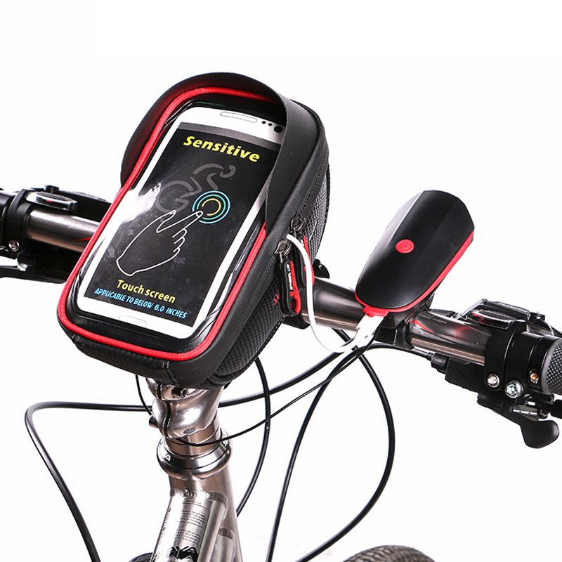 wallfire bike phone mount bag