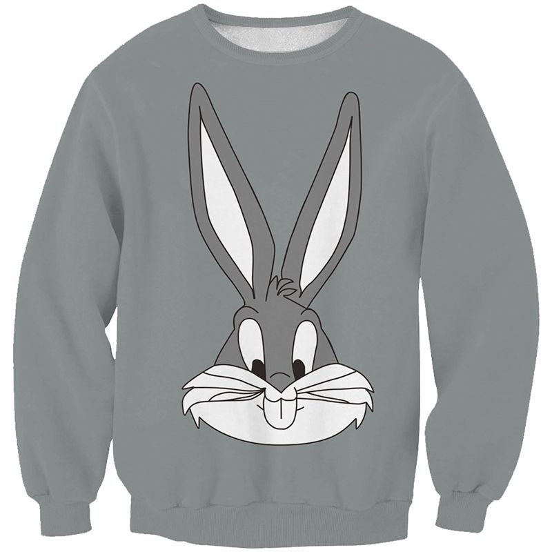 Compra Sudadera Para Mujer Conejo De Dibujos Animados Conejo Gris Impresión  En 3D Chica Tamaño Libre Elástico Casual Sudaderas Con Capucha Señora  Mangas Largas Tops Sudaderas RLSws0281 Barato | Entrega Rápida Y