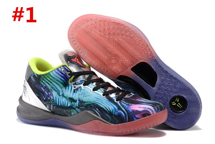 Multicolor el sistema kobe 8 VIII Zapatillas de baloncesto superiores para las zapatillas de