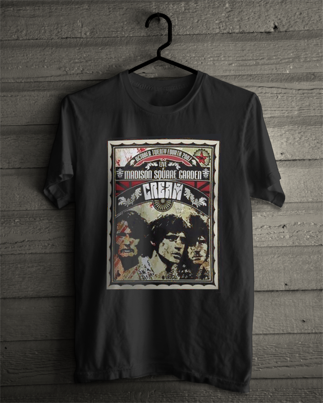 cream t shirt band