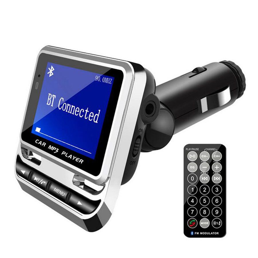 Car FM Transmitter BT Handsfree LCD MP3 Player Radio Adapter Auto Kit Charger