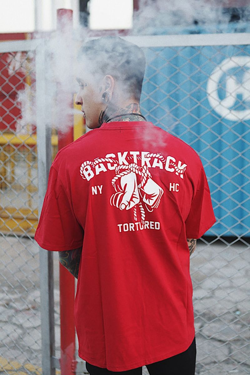 red streetwear shirt