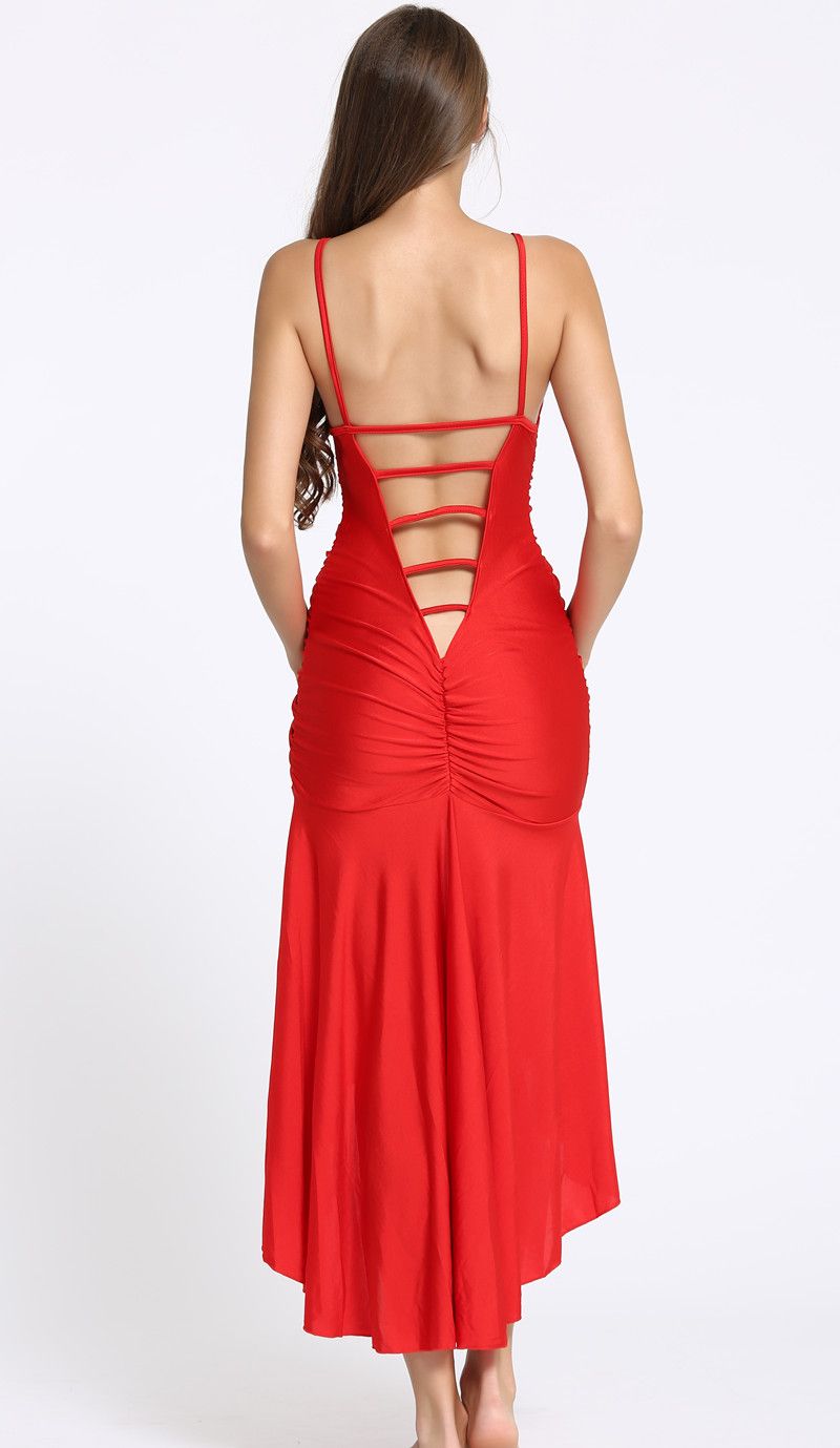 multiway red dress