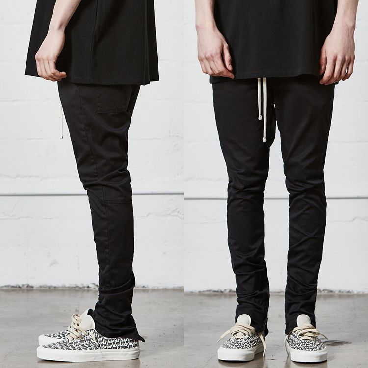 track pants zip leg