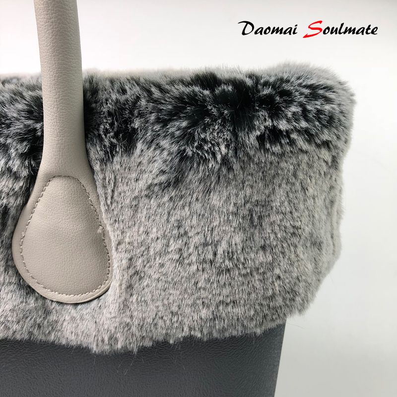 mini fur bag