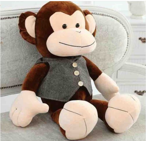 valentine's day monkey stuffed animal