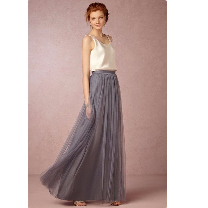 maxi skirt tulle