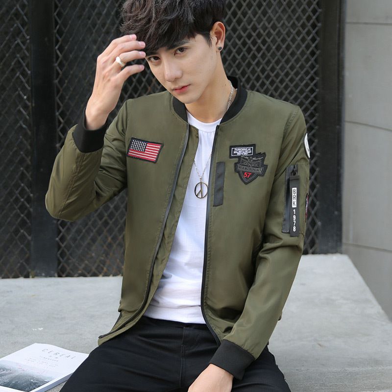 2018 nueva chaqueta para de primavera chaqueta de moda para hombre tendencia versión coreana