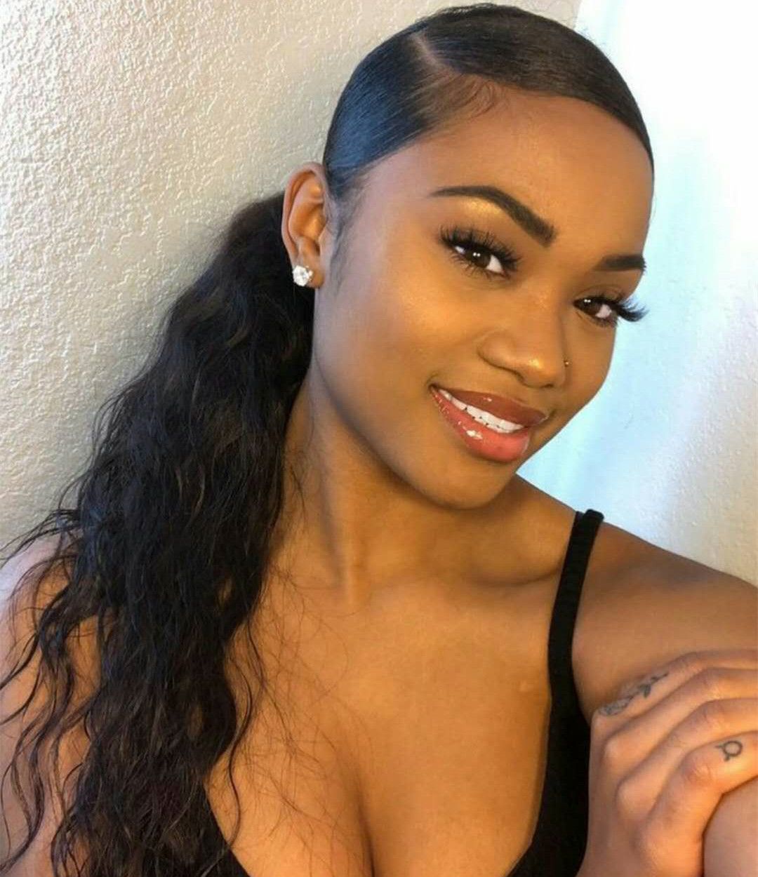 Top Selling Brazilian Virgin Hair Wet Curly Drawstring Ponytail