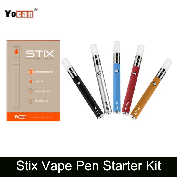 100 Origianl Yocan Stix Vape Pen Starter Kit Leak Proof Design With