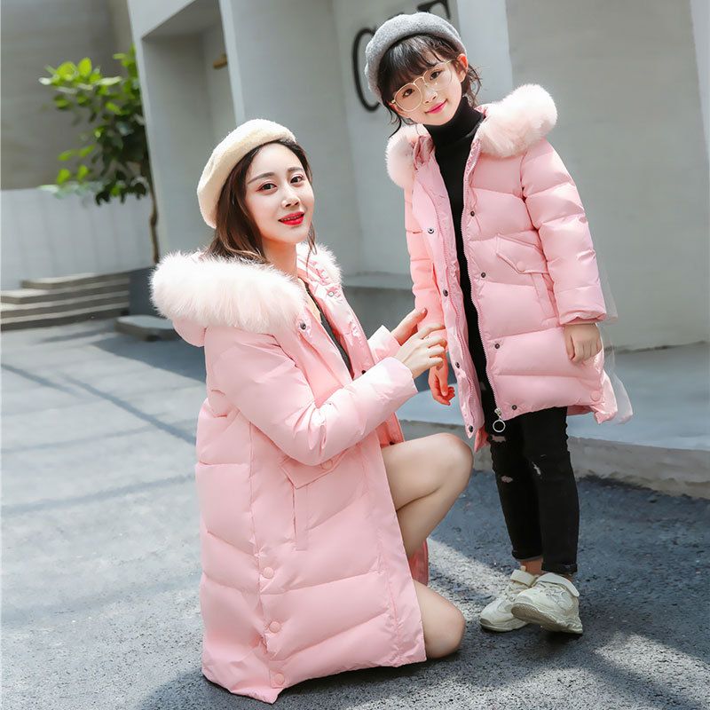 Compre Las Niñas Nuevas En La Sección Larga, Madre E Hija, Padres E Hijos,  Usan Ropa Para Engrosar, Chaqueta De Invierno Para Niños A 62,27 € Del  Liang1721621949 | Es.Dhgate.Com