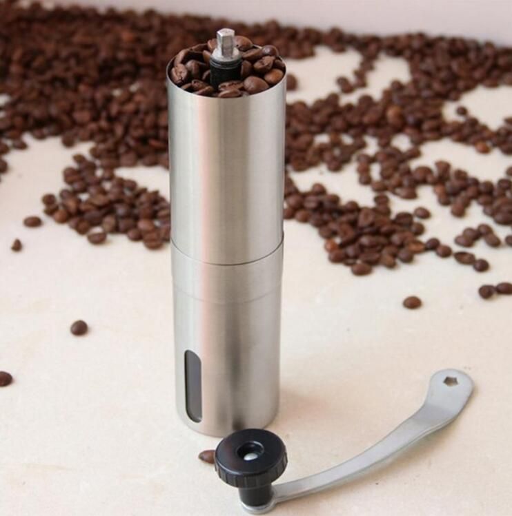 2020 Stainless Steel Manual Coffee Bean Grinder Mills Machine Hand Conical Coffee Burr Grinder