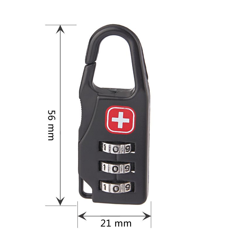small suitcase with lock