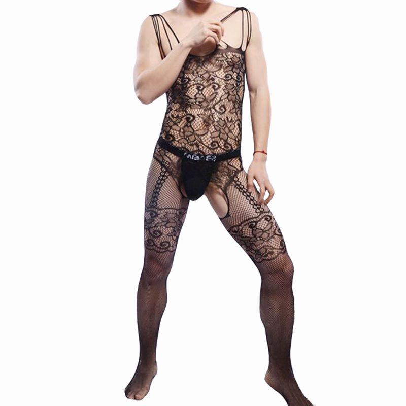 KWAN.Z Ropa Interior Erótica Para Hombres Bodystocking Lencería Sexy  Entrepierna Abierta Lencería Jacquard Sexy Hot Erotic Sexy Body Men Body  Suit S1012 Por Ruiqi06, 5,11 € | DHgate Spain \u0026 Mexico