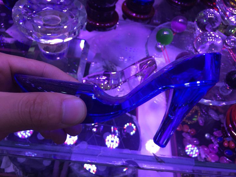 Compre Zapatos De Tacon Alto Zapatos De Cristal Tacones De Cristal En Miniatura Modelo De Bricolaje Pisapapeles De Cristal Artesania Romantica Decoracion De La Habitacion Del Regalo Decoracion Del Hogar A 16 81