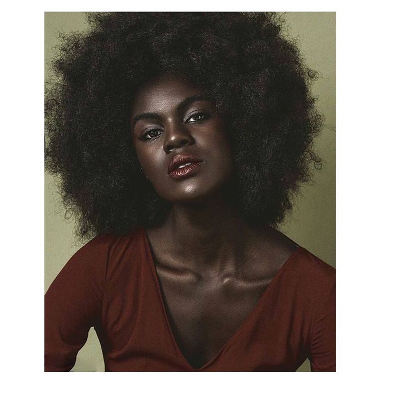 New Soft Afro Kinky Curly Wig Brazilian Hair Simulation Human Hair