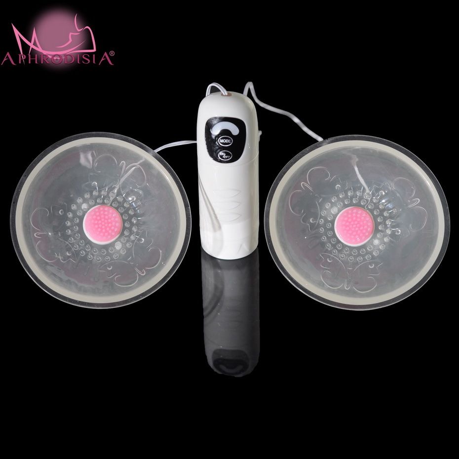 Spinning Nipple Stimulators, Vibrating Breast Massager Device For
