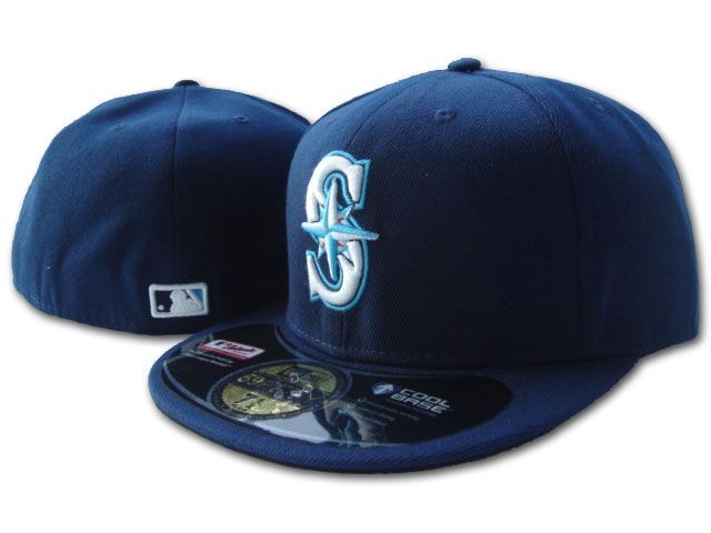 mariners fitted hat