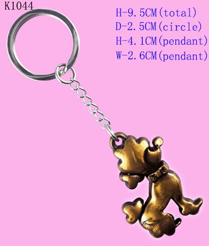 K1041 key chains Stainless Steel key ring cool triceratops dinosaur cool man