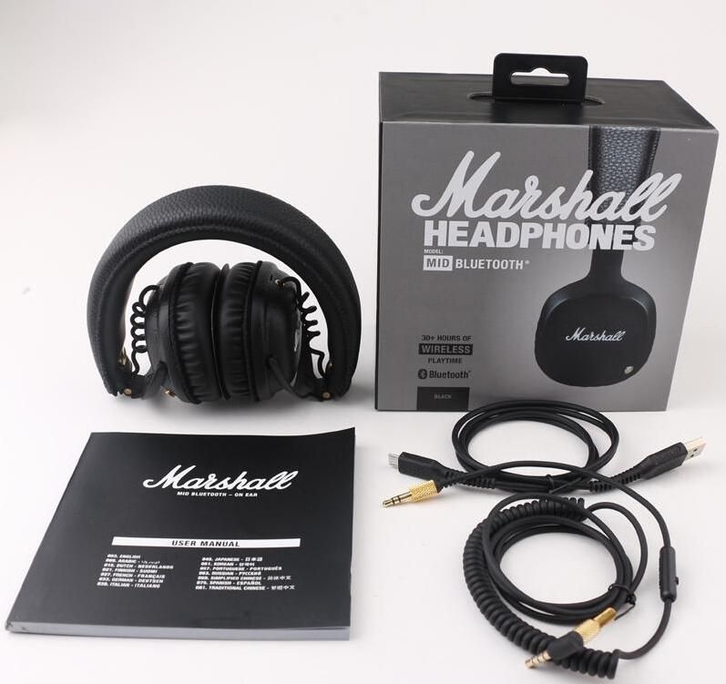 Acquistare Marshall MID Cuffie Bluetooth Con Microfono Deep Bass DJ Hi Fi  Cuffie Professionali Marshall Cuffie Cuffie Wireless Economico | Consegna  Veloce E Qualità | It.Dhgate