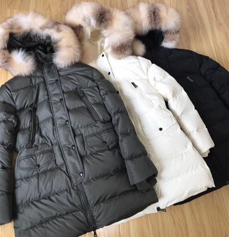 goose down parka with fur hood