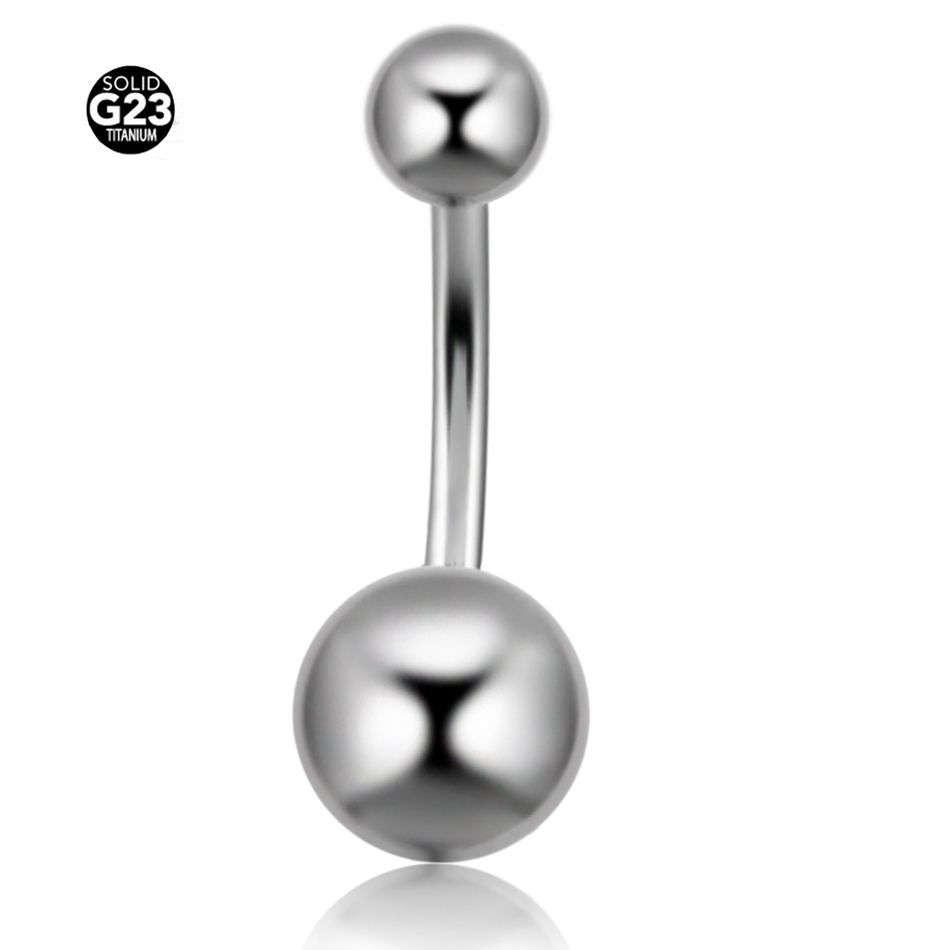 piercing ombelico titanio