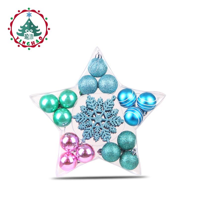 Wholesale Christmas Tree Ball Multi Color Series Baubles Snowflake