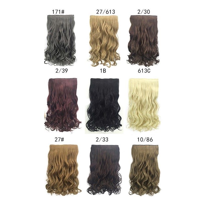 Zhifan 20inch Clip Curly Hair Extension Colours Hair Extensions