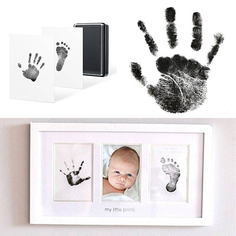 Acheter Cadre Photo Kit Bebe Nouveau Ne Et De Lempreinte Handprint Avec Clean Touch Pad Dencre Nouvelle Arrivee De Haute Qualite De 7 84 Du Hualizhuanshen Fr Dhgate Com