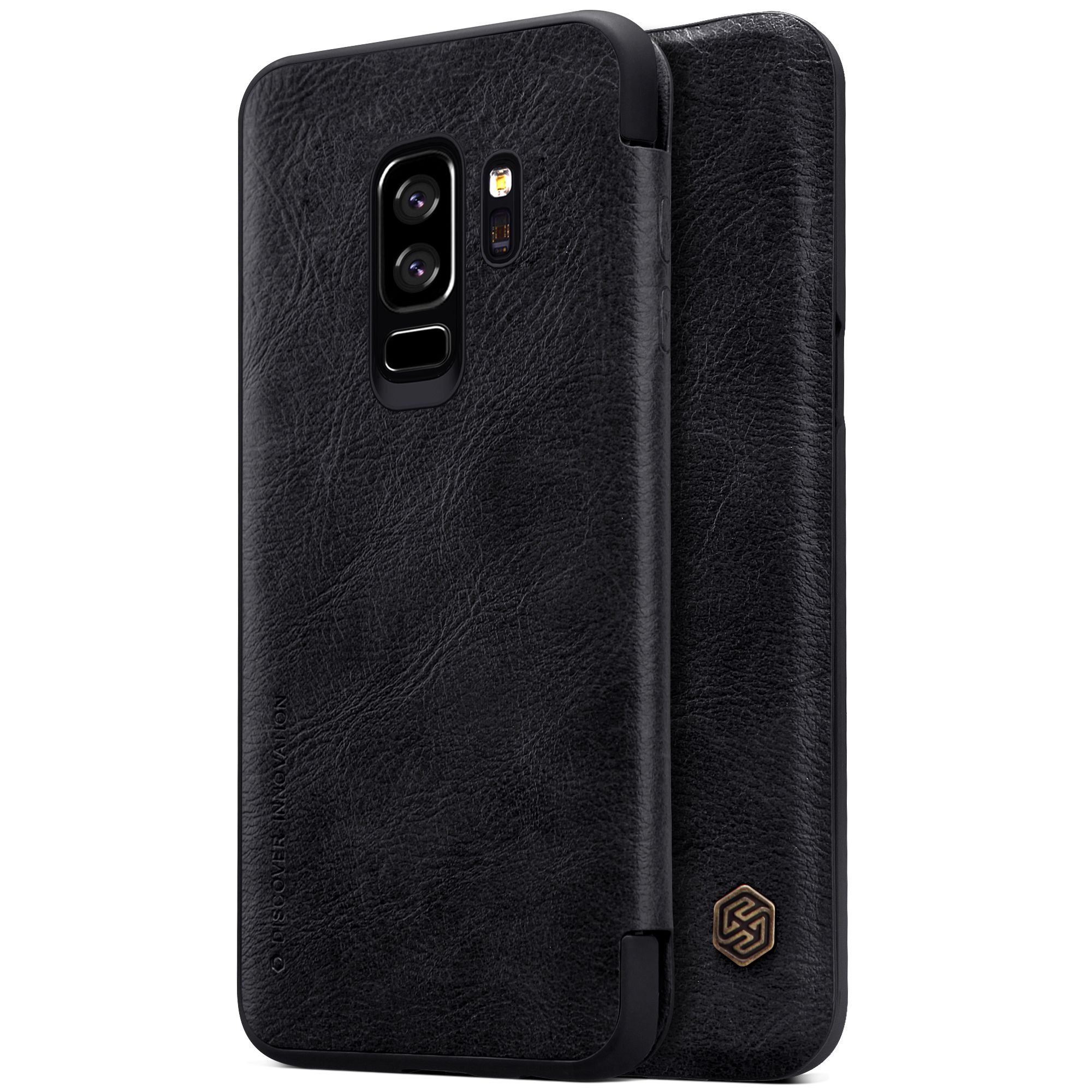 Saldos Online De Cases Para Celulares Caso Para Samsung Galaxy S9 Plus Capa  Original Qin Série De Luxo Pu Estojo De Couro Para Iphone 10 Couro Flip  Case Para Samsung S9 +